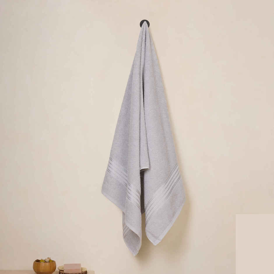 Himeya Quick Dry 380 GSM Cotton Bath Towel | Grey