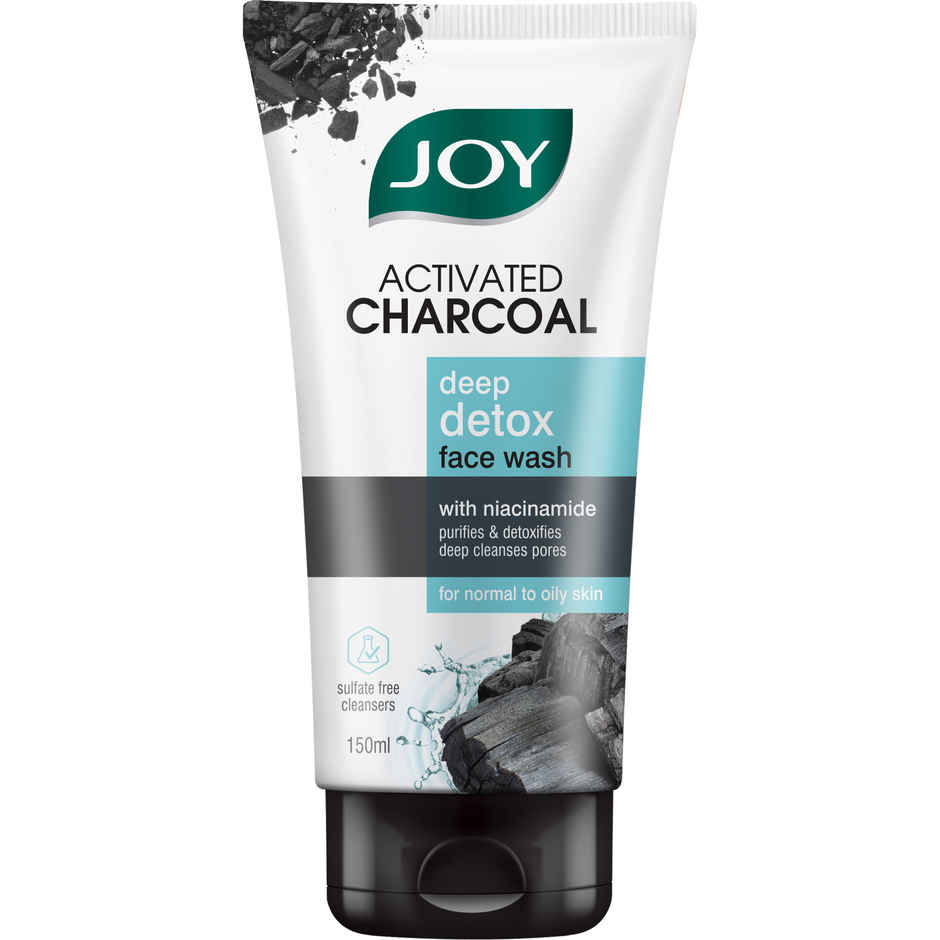 JOY Activated Charcoal Skin Purifying And Deep Detox Face Wash