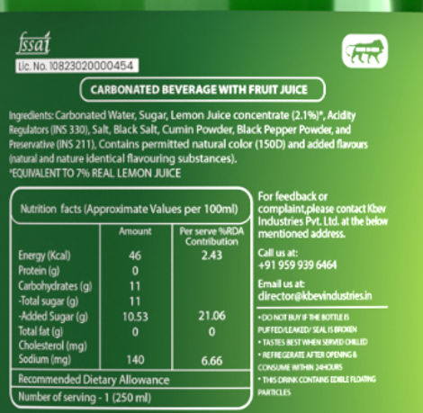 Bombay Banta Lemon Soda