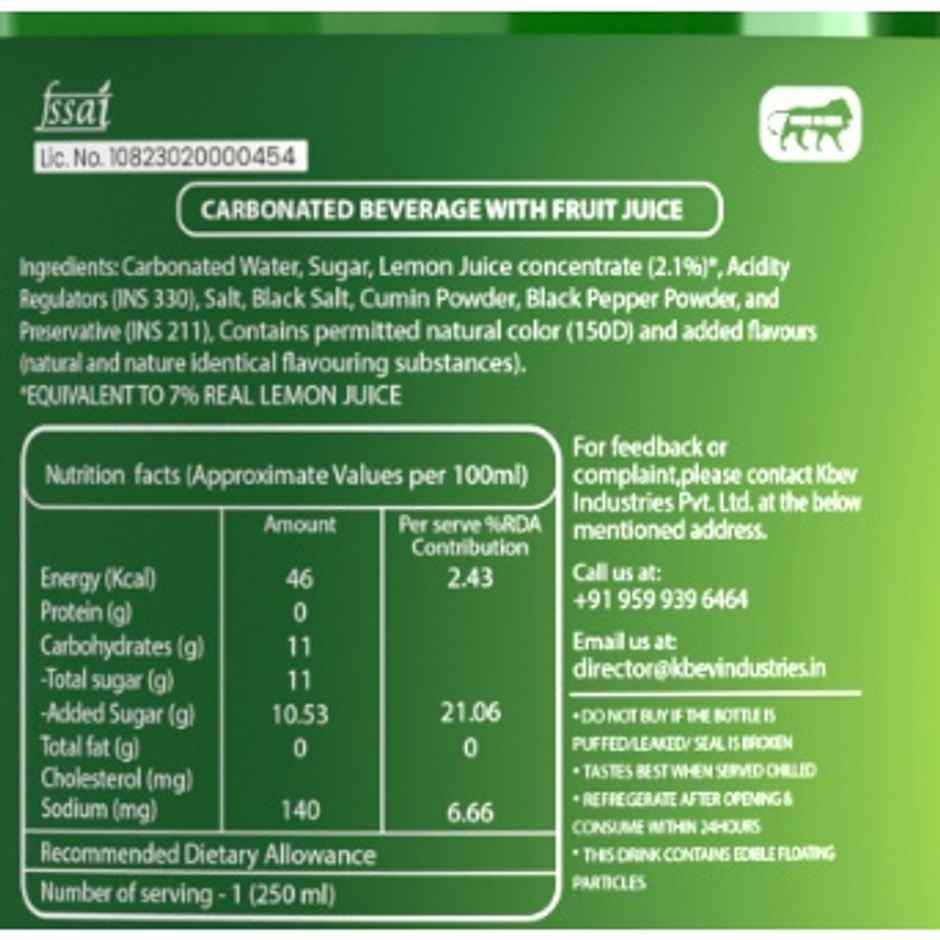 Bombay Banta Lemon Soda | Carbonated Beverage