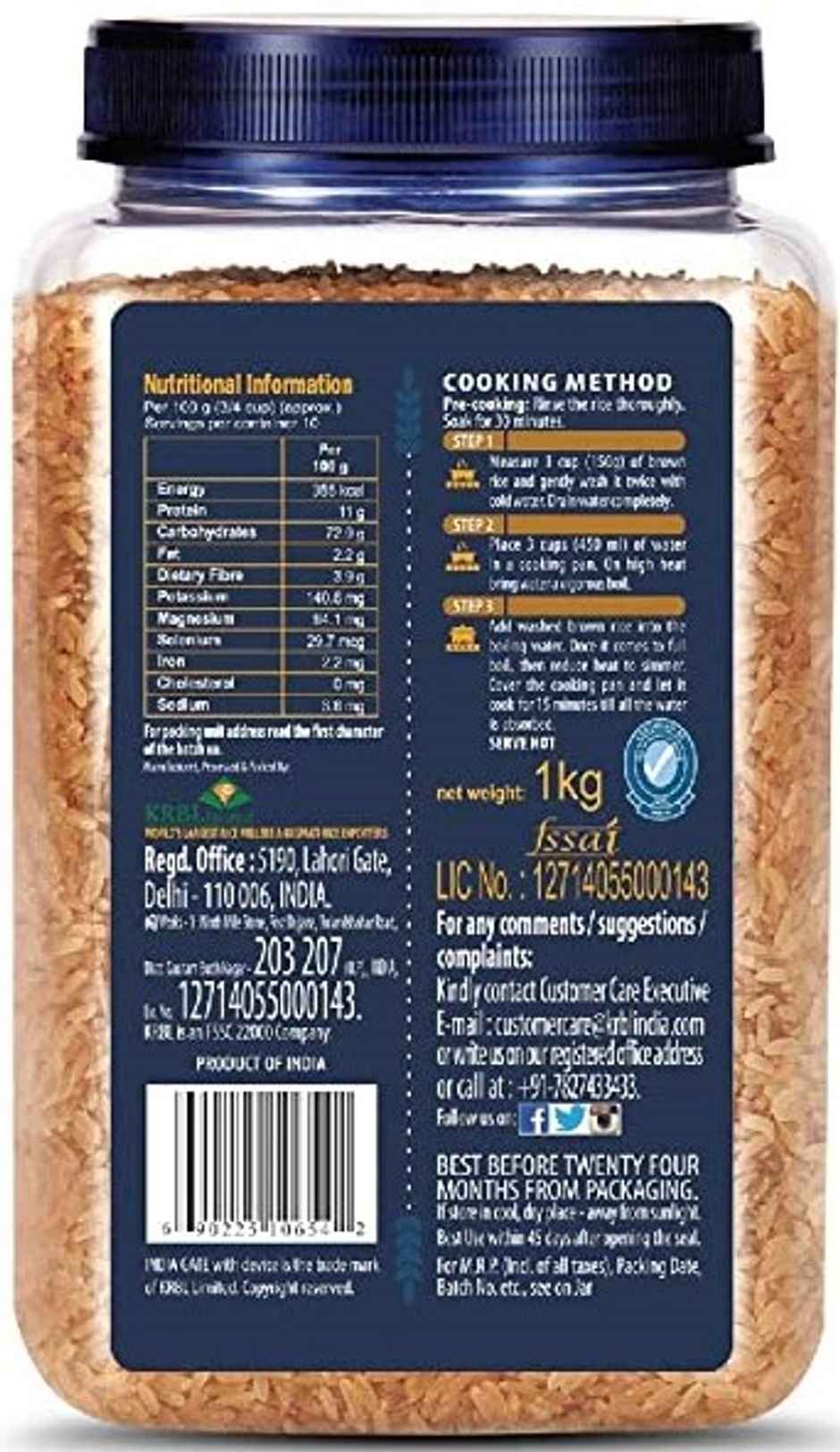 India Gate Brown Rice Weight Watchers Special