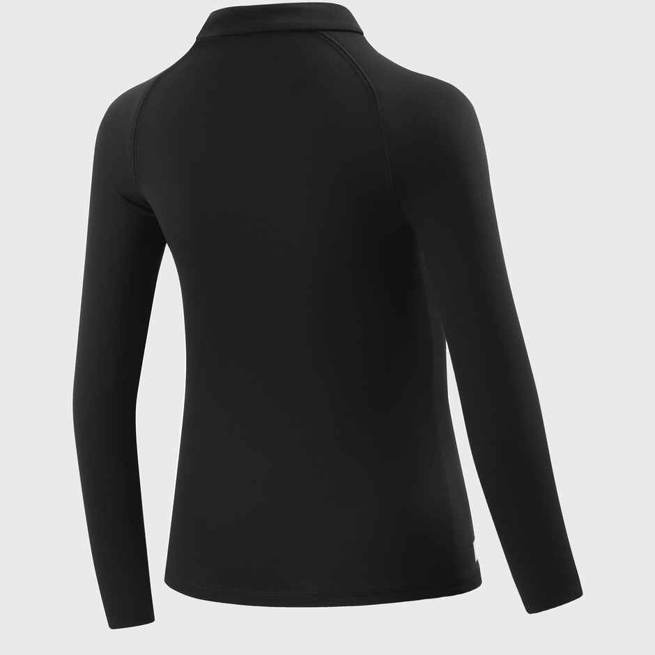 Decathlon | Kipsta Kids Football Long-Sleeve Compression Base Layer T-shirt | Black - 10-11 Years
