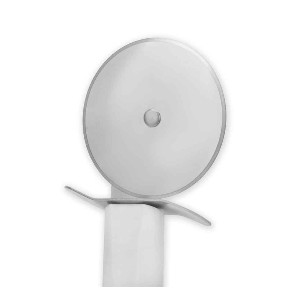 Fackelmann Stainless Steel Arcadania Pizza Cutter | Ideal For Cutting Pizza | Naan | Sandwich