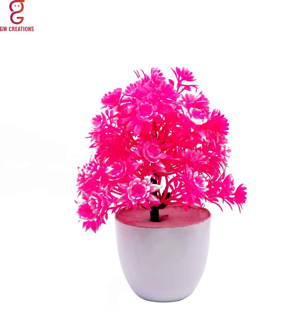Gw Creations Small Plant Pink Flower P01 Flower