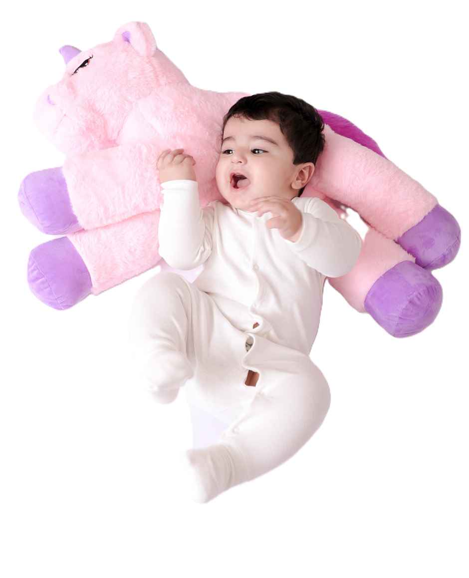 Dearjoy Unicorn Stuffed Plush Toy Pink - Length 65Cm