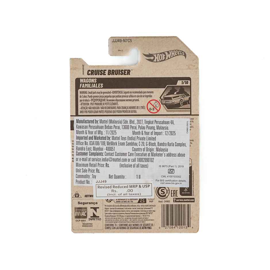 Hot Wheels Worldwide Basic Car HW VW ID. BUZZ BOMB Toy Car for Kids and Collectors