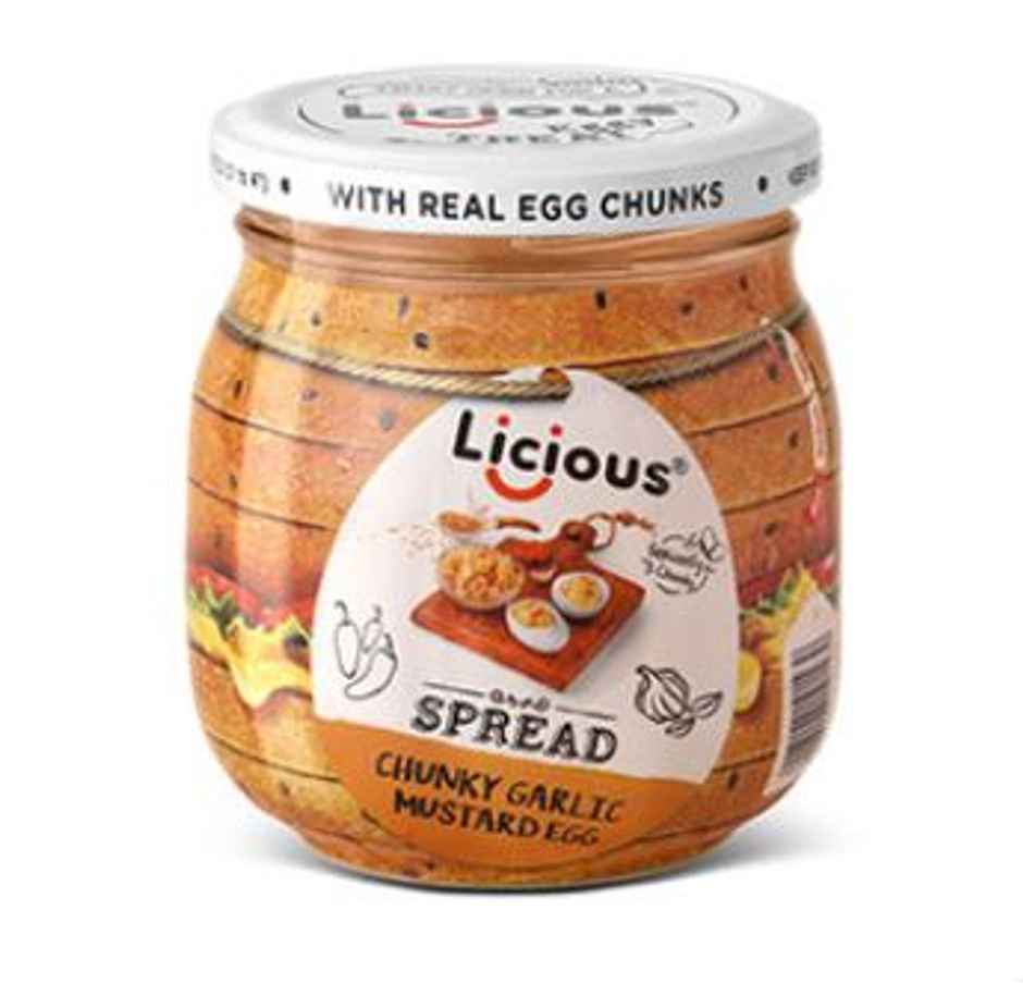 Licious Garlic Mustard Egg Spread