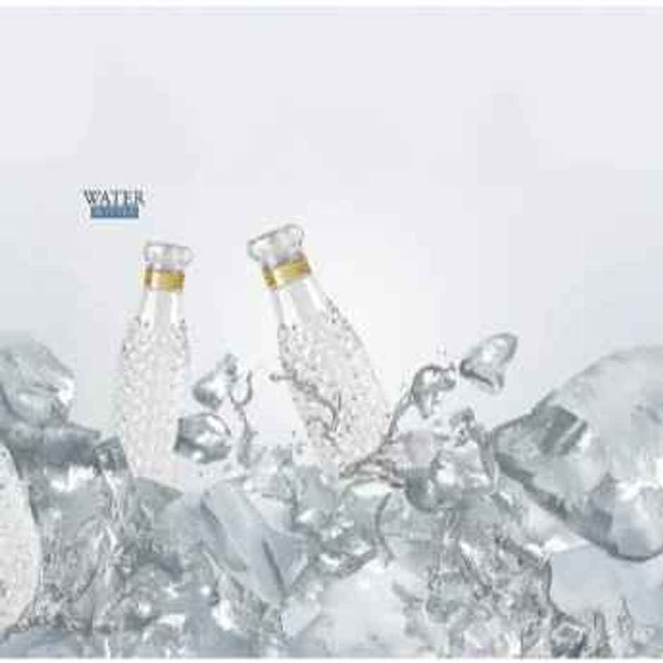 YELLOCUT Diamond Water Bottle | White