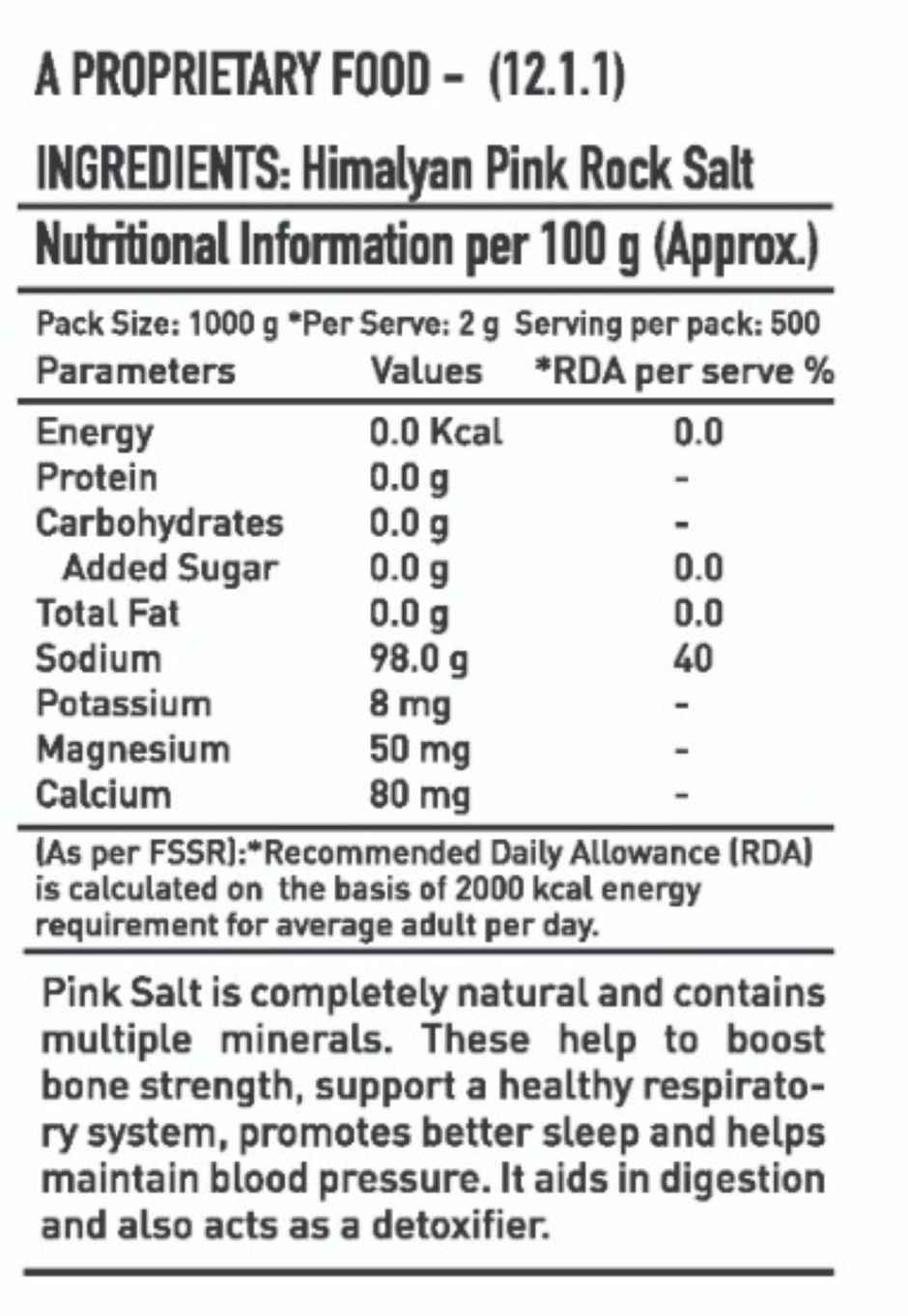 Rajdhani Sendha Namak | Himalayan Pink Salt