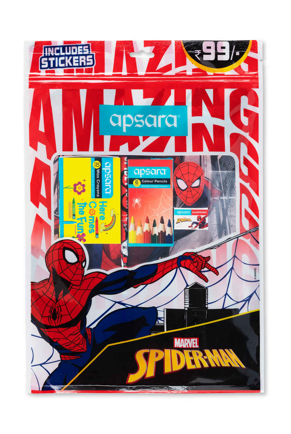 Apsara Marvel Spiderman Stationery Kit