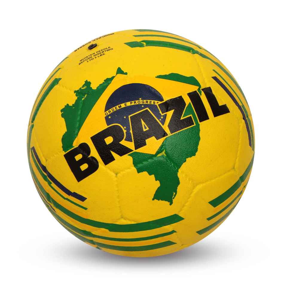 Nivia Country Color Molded Football | Size 3 - Brasil