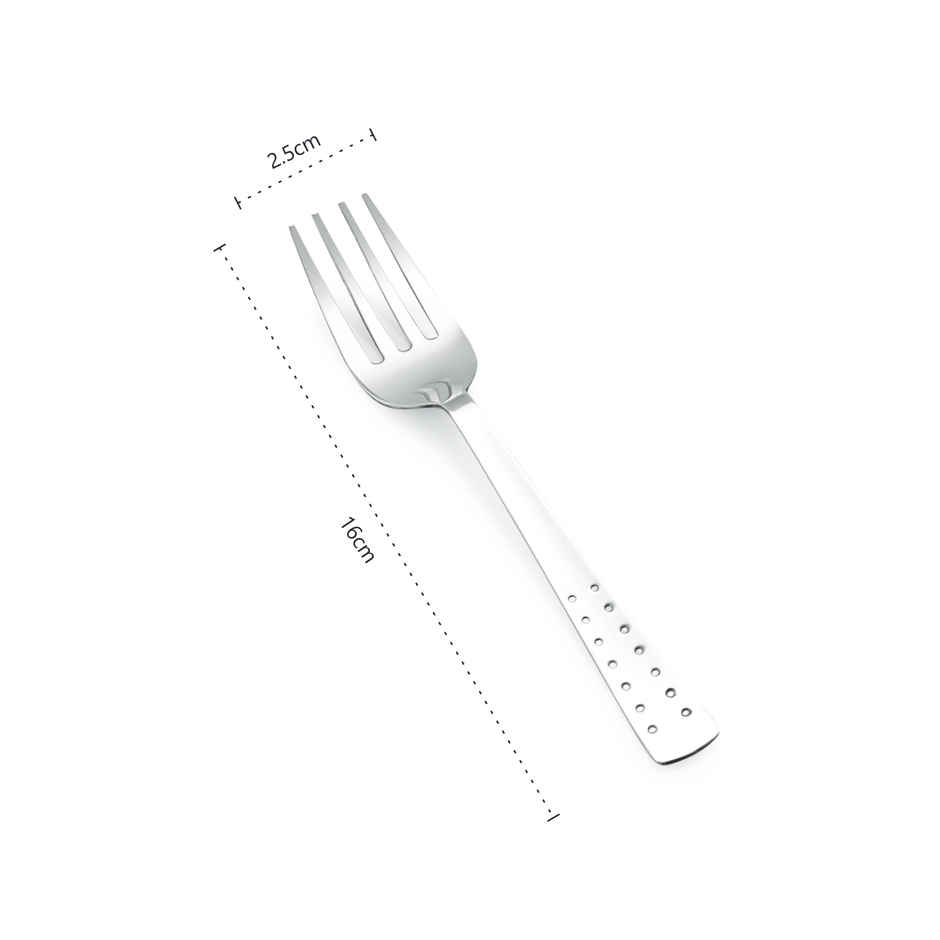Petals Stainless Steel Master Fork - Dott | 16 cm