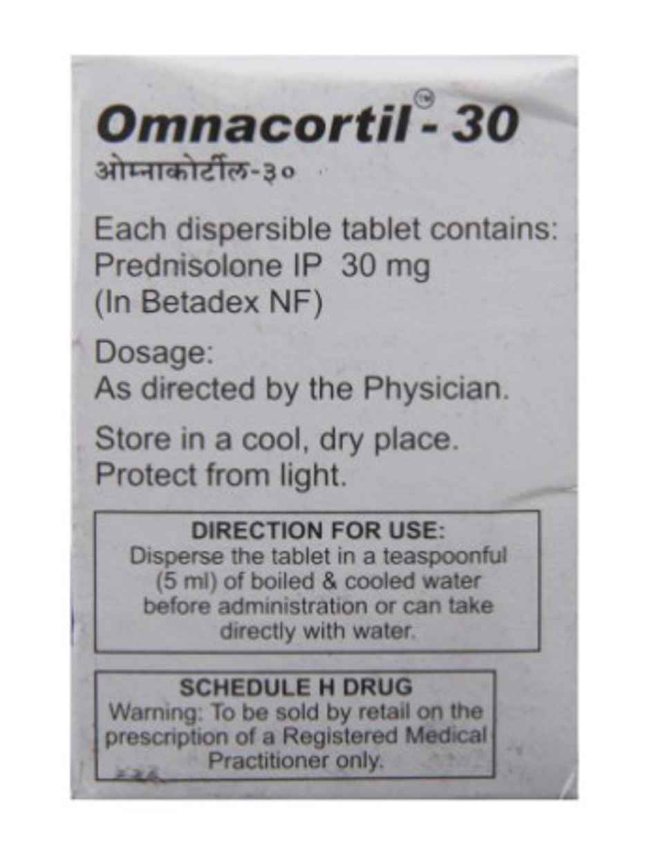 Omnacortil-30 Tablet DT