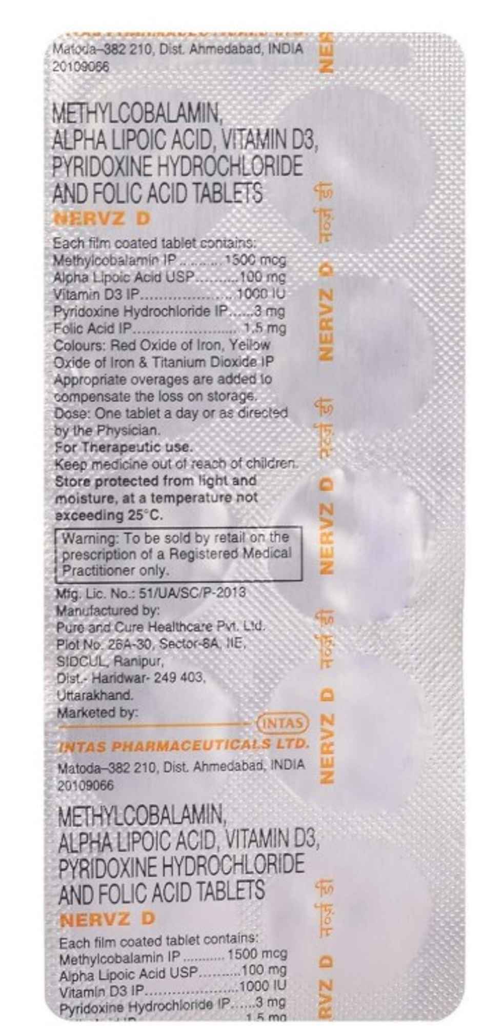 Nervz D Tablet