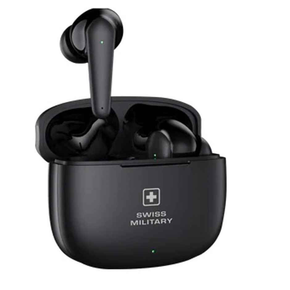 Swiss Military Audio Earbuds Blopods Black