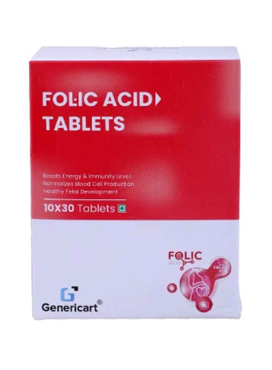Genericart Folic Acid 5 Mg Tablet