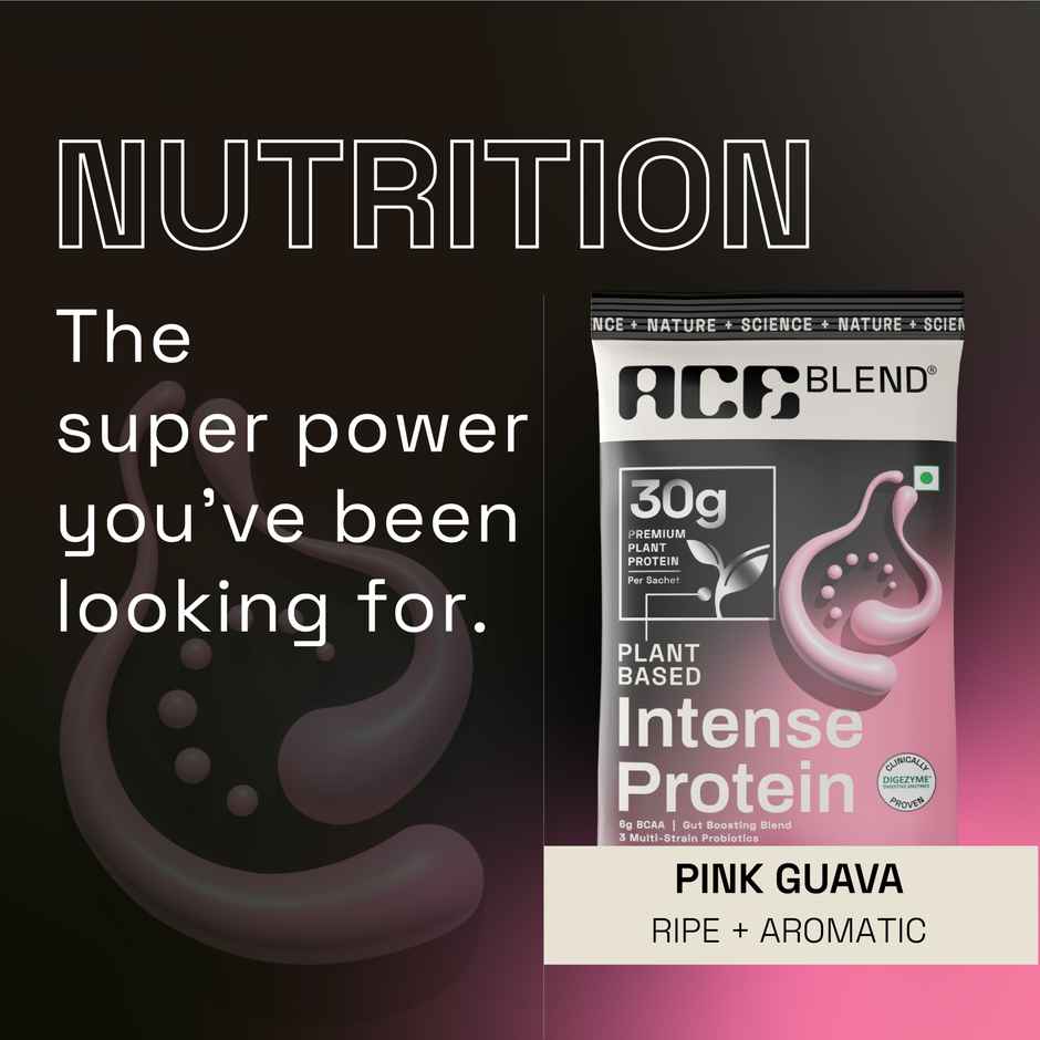 Ace Blend Premium Plant Protein | Pink Guava | Intense