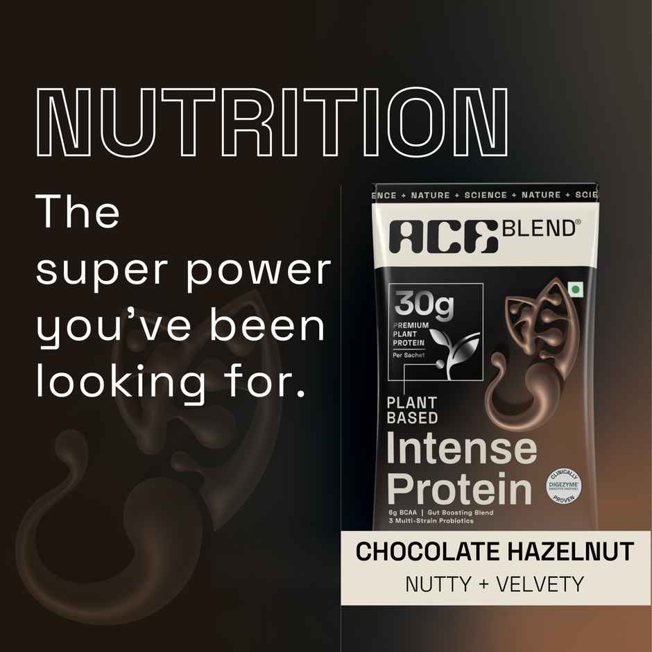 Ace Blend Premium Plant Protein | Chocolate Hazelnut | Intense