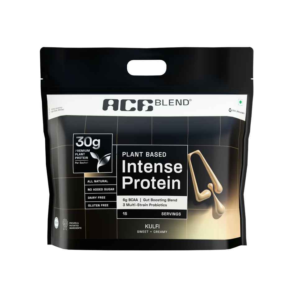 Ace Blend Premium Plant Protein | Kulfi | Intense