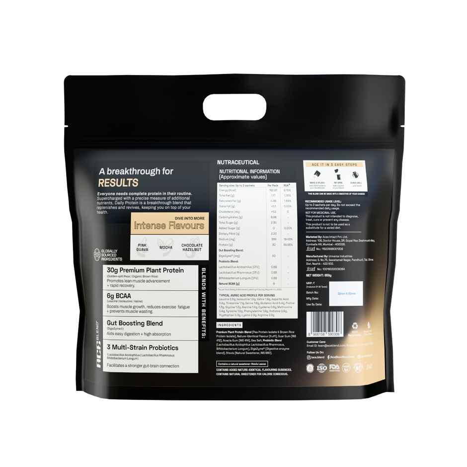 Ace Blend Premium Plant Protein | Kulfi | Intense