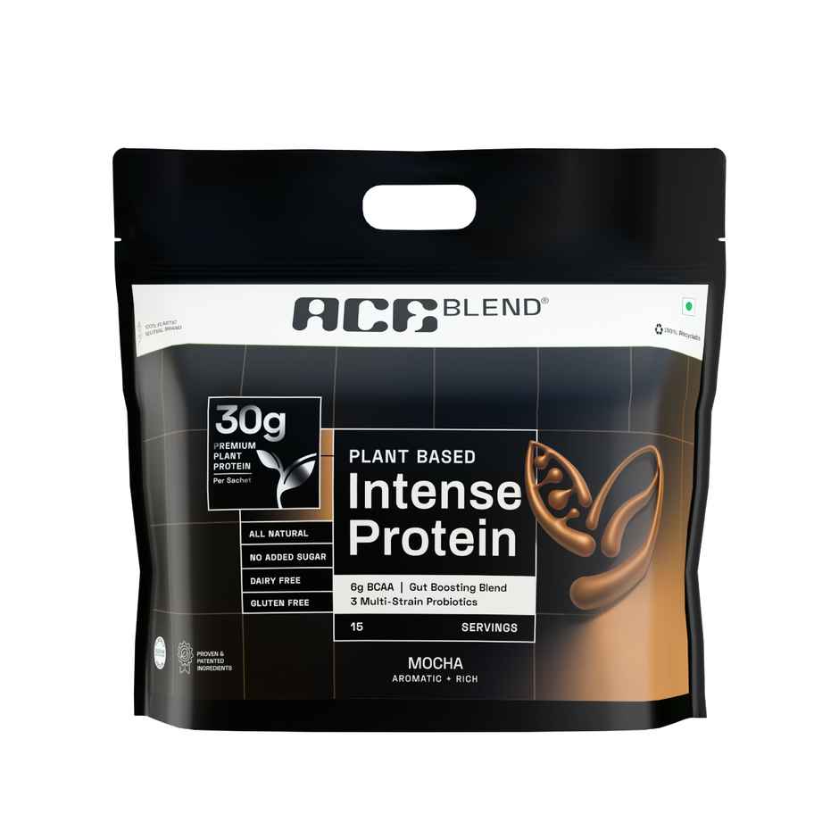 Ace Blend Premium Plant Protein | Mocha | Intense