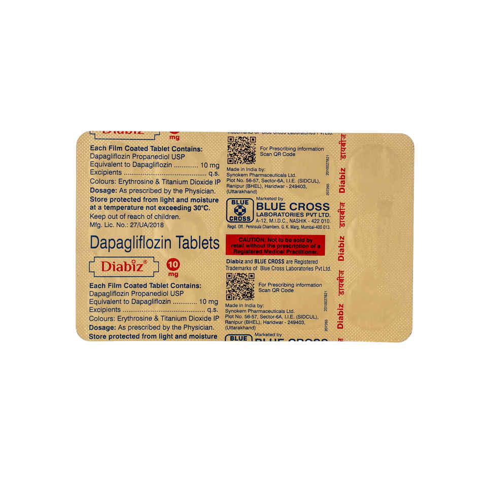 Diabiz 10mg Tablet