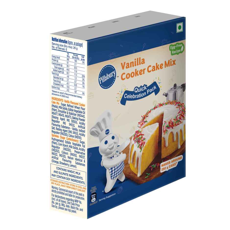 Pillsbury Vanilla Cooker Cake Mix | Baking Essential
