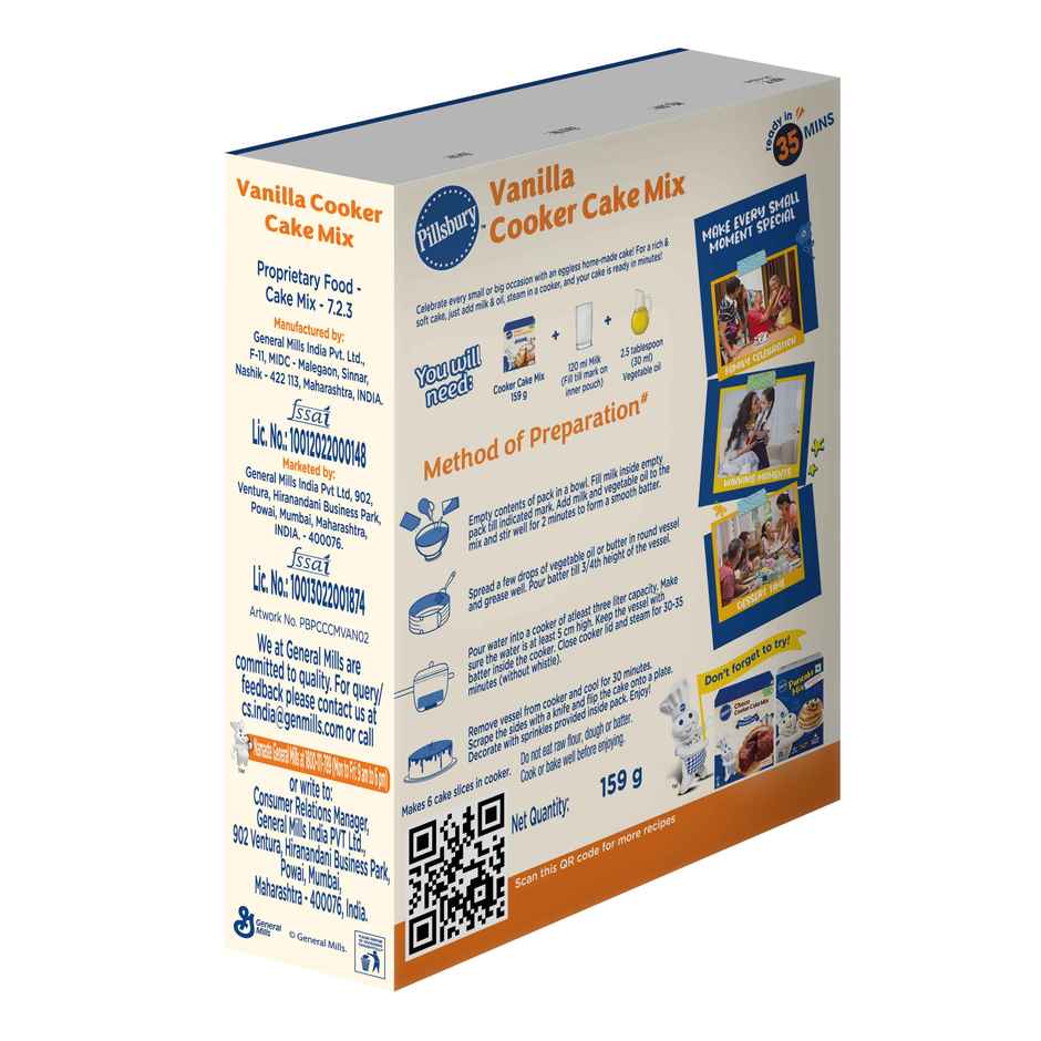 Pillsbury Vanilla Cooker Cake Mix | Baking Essential