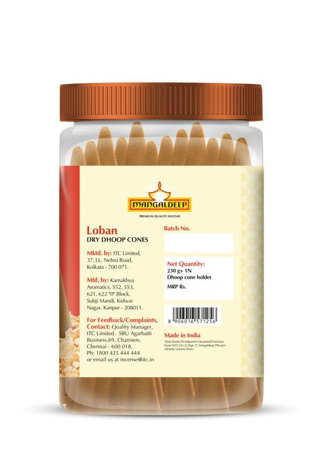 Mangaldeep Dry Dhoop Cones - Loban