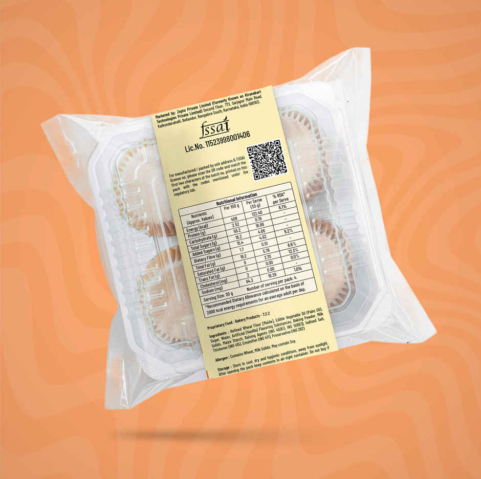 Aaha Life Fresh Vanilla Muffins | Eggless