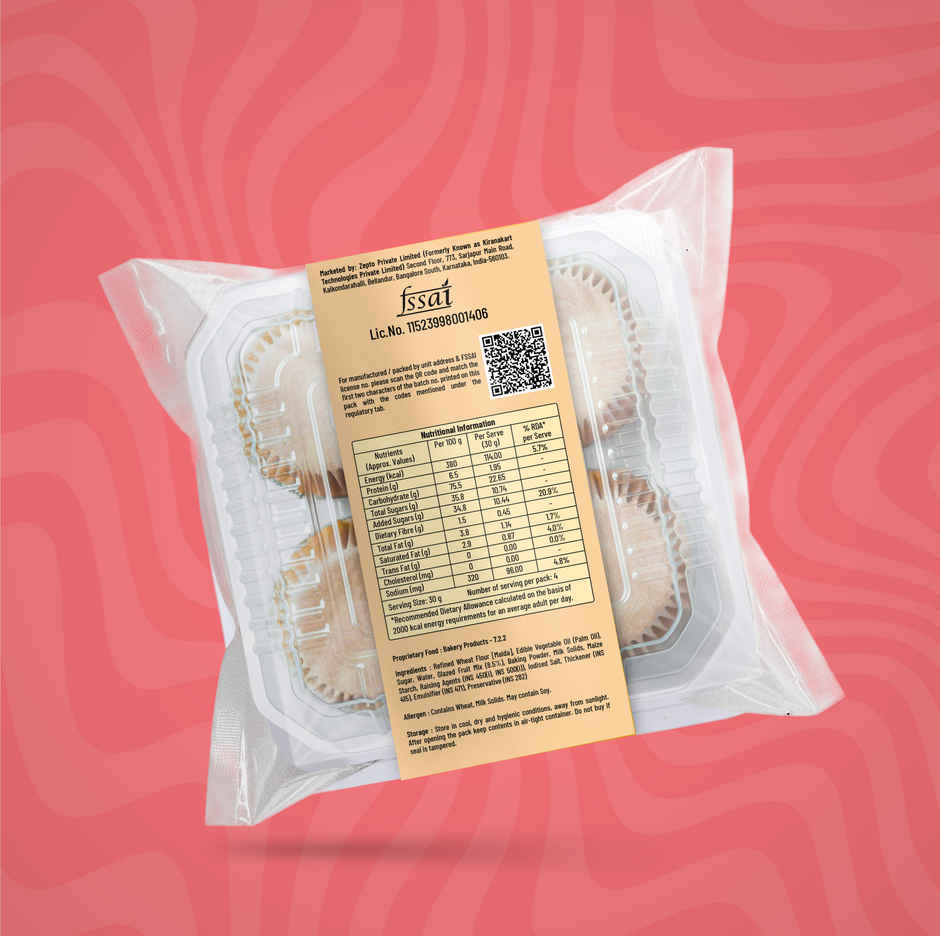 Aaha Life Fresh Tutty Fruity Muffin | Eggless