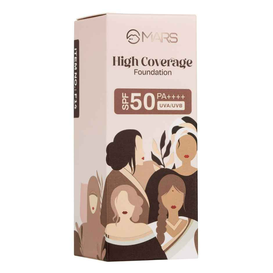 MARS Cosmetics High Coverage Liquid Foundation (Shade-03)