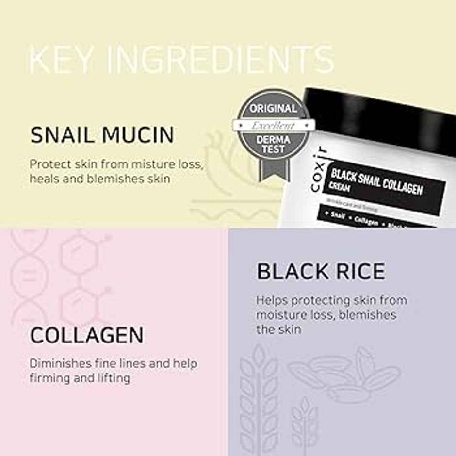 COXIR Coxir Black Snail Collagen Cream