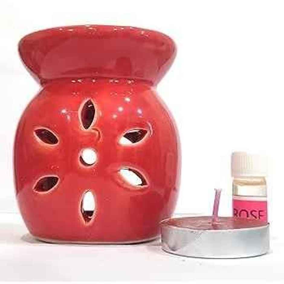Samsidhi Ceramic Diffuser Set | Rose | Decorative & Fragrant