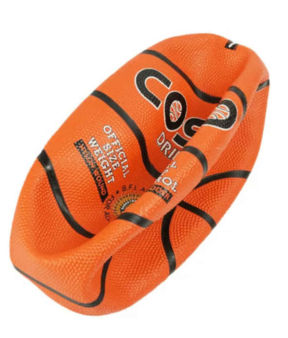 Cosco Dribble Rubber Basketball (Orange)