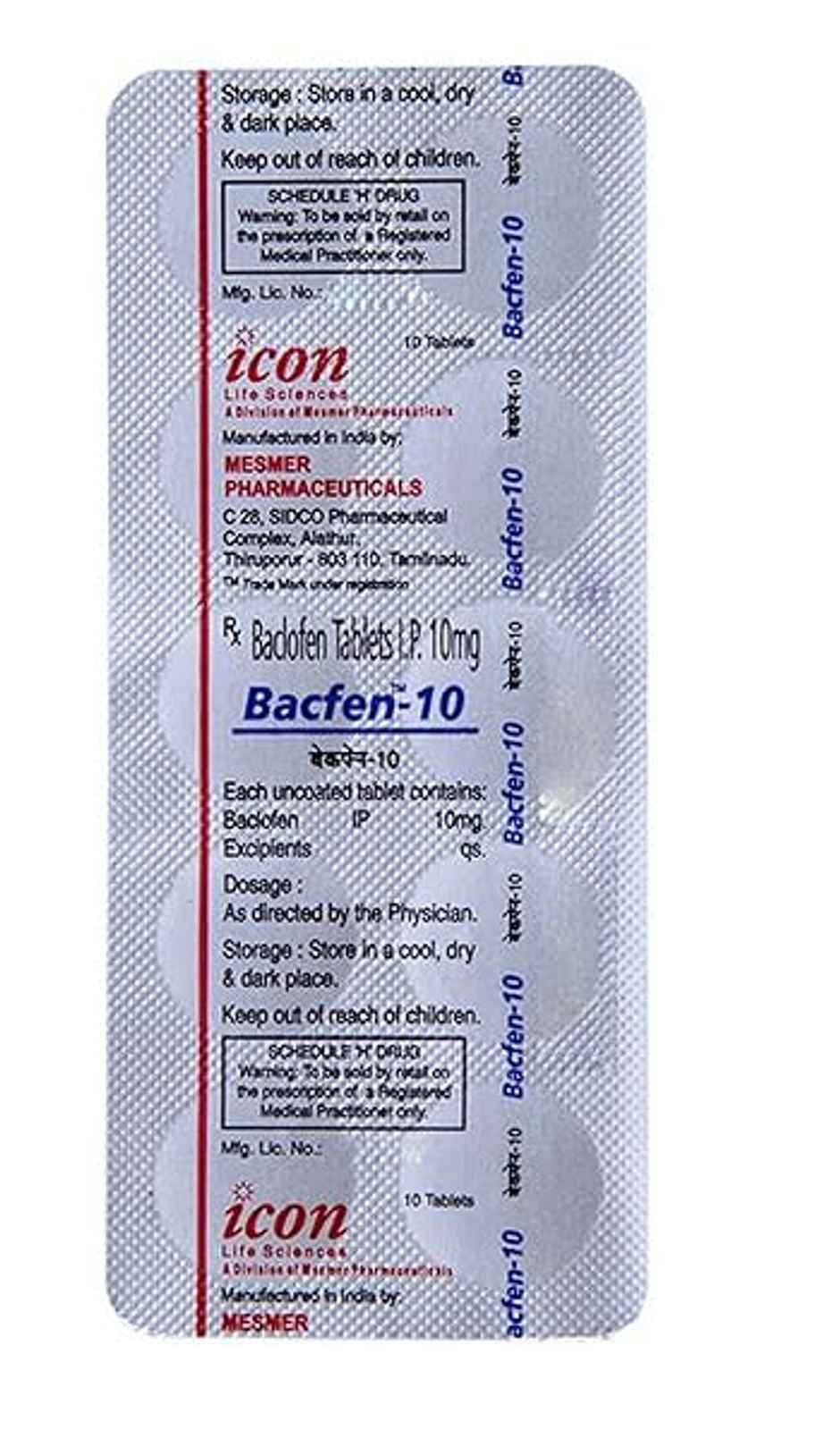 Bacfen-10 Tablet