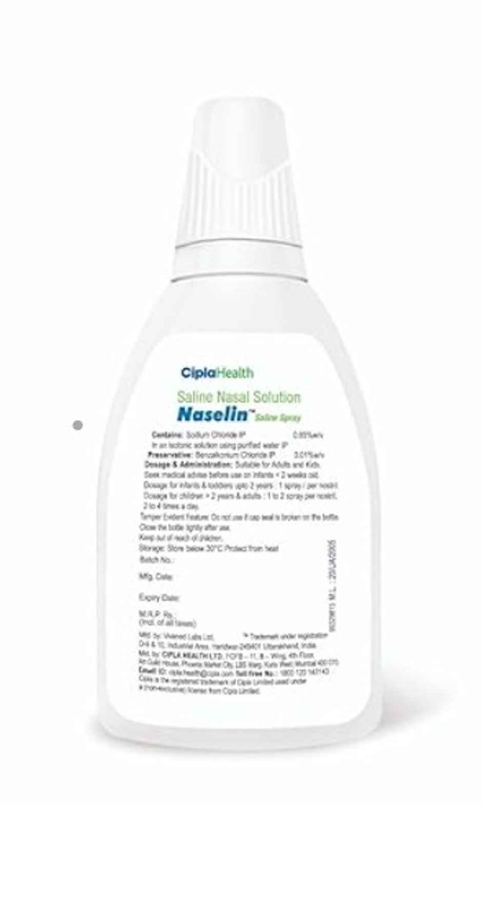 Naselin Saline Nasal Spray