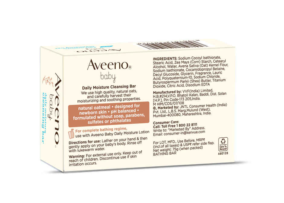 Aveeno Baby Daily Moisture Cleansing Bar