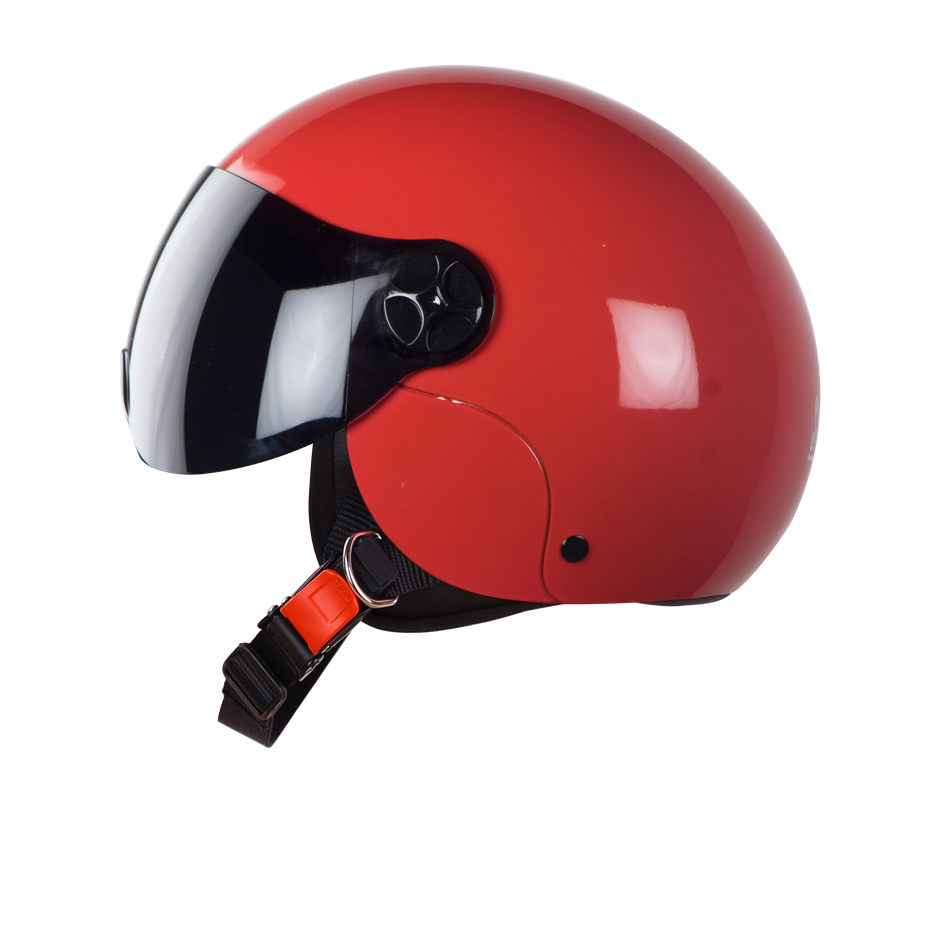 Steelbird Sbh-16 Rex Glossy Red (Smoke Visor Only For Illustration Purpose) 580Mm