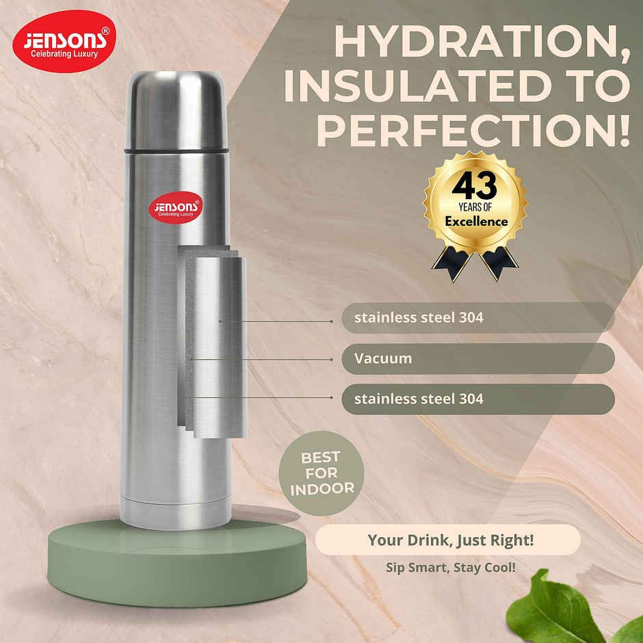 Jenson Insulated Vacuum Bullet Bottle | 1 L