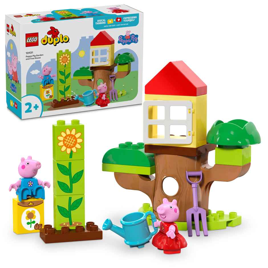 Lego DUPLO Peppa Pig Garden and Tree House Toy 10431 (20 Pieces)