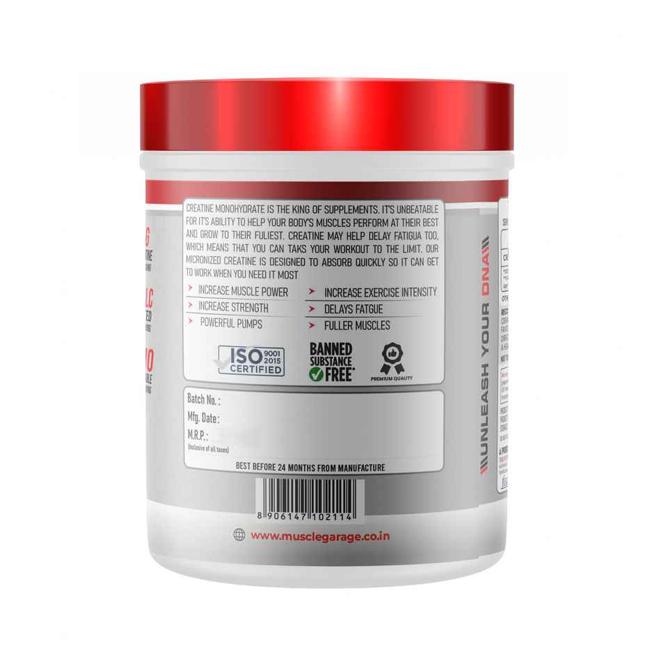 Muscle Garage Creatine | Unflavoured | 83 Servings