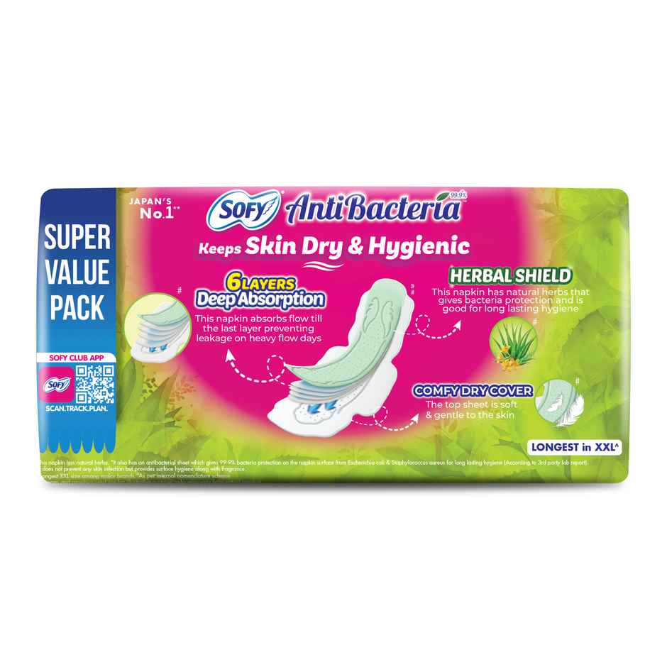 Sofy Anti Bacteria Sanitary Pads | 2XL