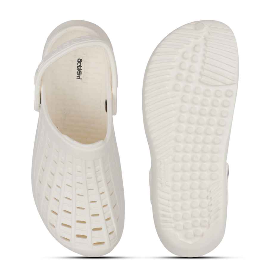 Action Eva Flotter Mens Eva Clogs Uk | 8 | Off White