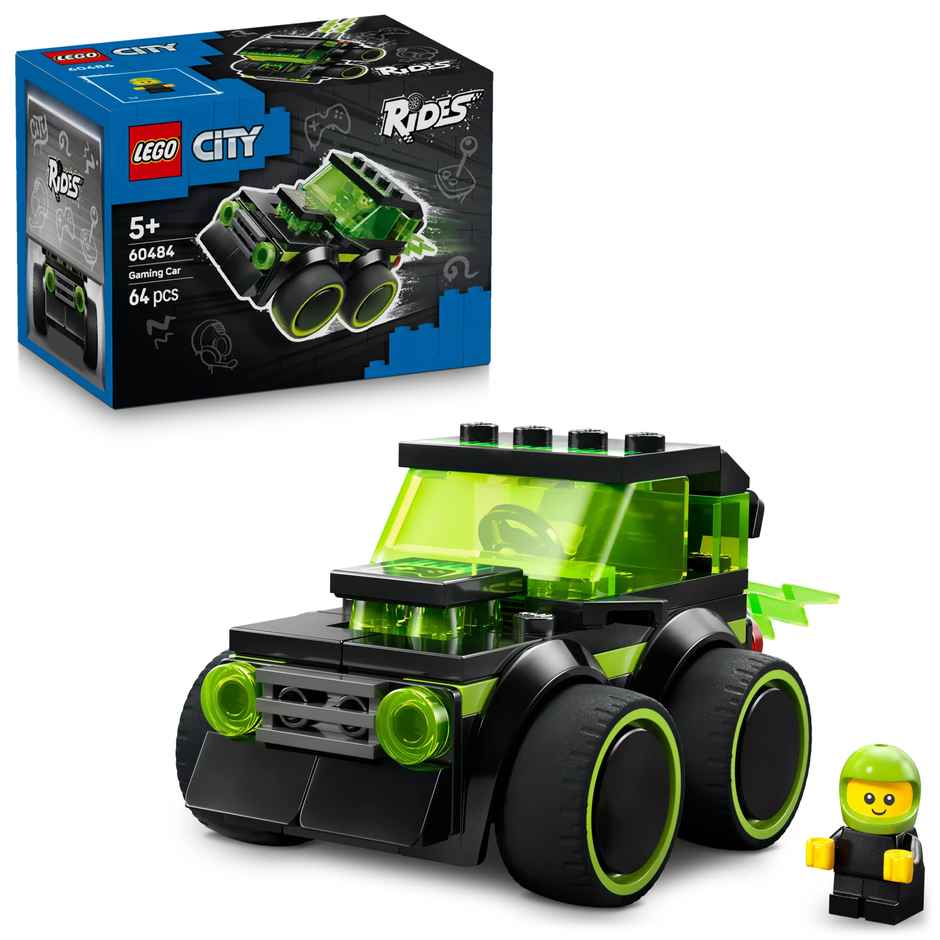 LEGO City Rides Gaming Race Car Model Car Kit 60484
