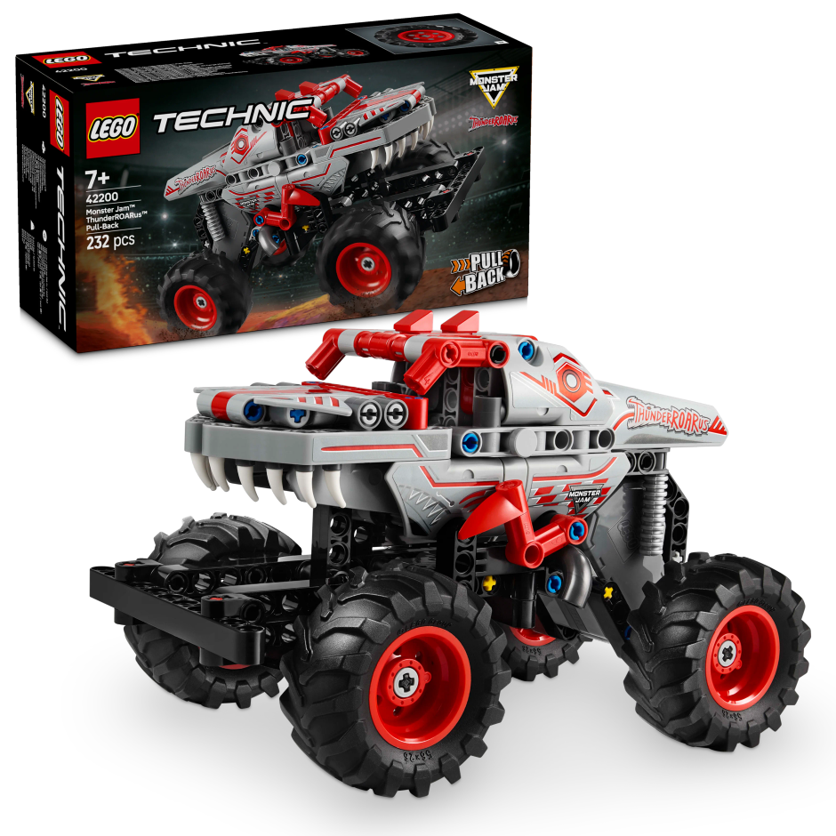 LEGO Technic Monster Jam ThunderROARus PullBack Truck Toy 42200
