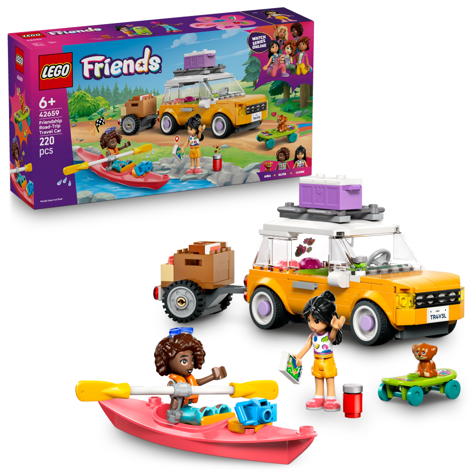 LEGO Friends Friendship RoadTrip Travel Car Building Set 42659