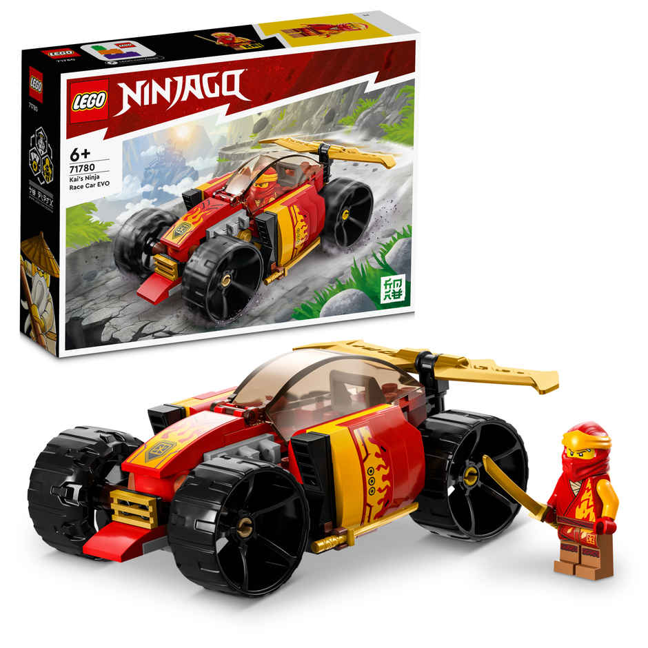 Lego NINJAGO Kai's Ninja Race Car EVO Building Toy Set | Multicolour, 6Y+