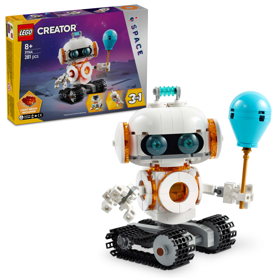 LEGO Creator 3in1 Space Robot Toy Science Playset 31164