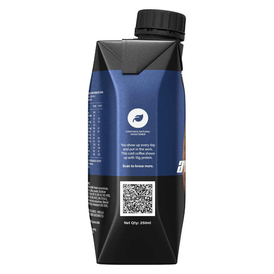 Avvatar Vanilla 15g protein Cold Coffee